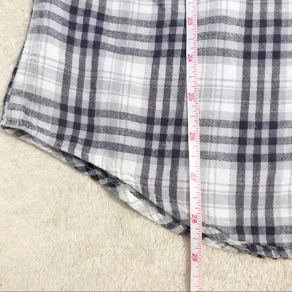 ⛔️SOLD⛔️ Men’s Banana Republic Plaid Linen Shirt - Picture 7 of 7